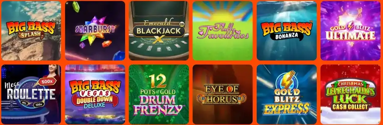 populaire casino spellen lobby